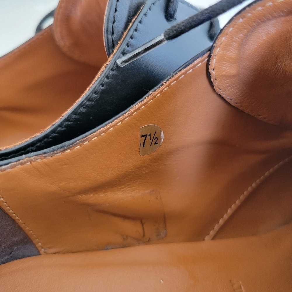 Everlane Womens The Brixton Lace-up Black Oxfords Black in 7.5 - Picture 6 of 12